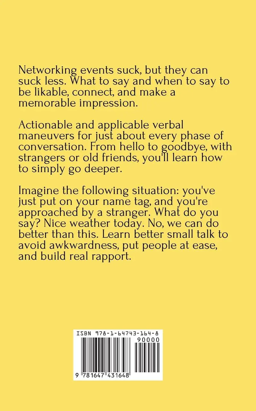 Rückseite: 9781647431648 | Better Small Talk | Patrick King | Taschenbuch | Englisch | 2020