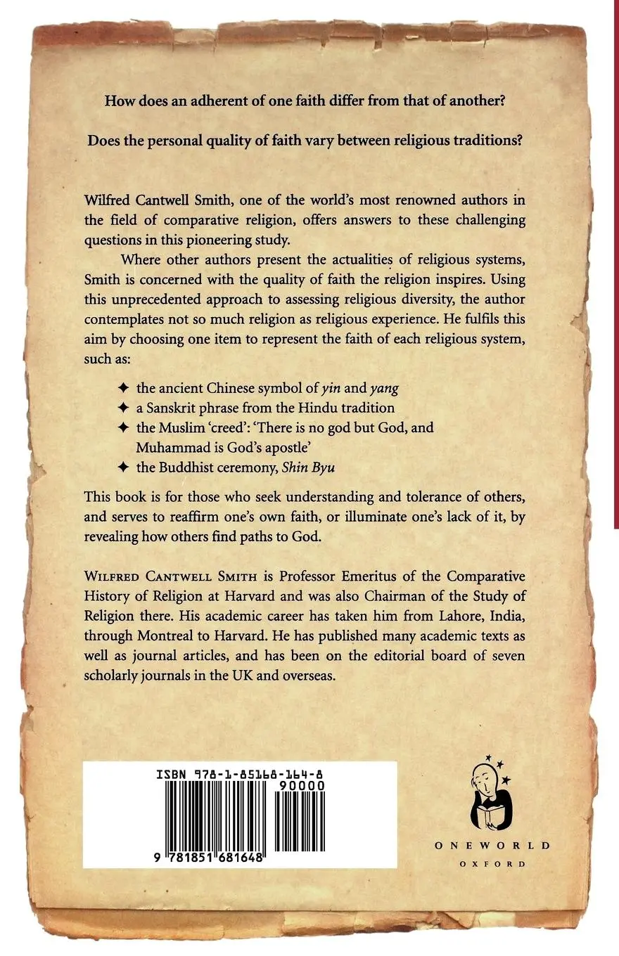 Rückseite: 9781851681648 | Patterns of Faith Around the World | Wilfred Cantwell Smith (u. a.)