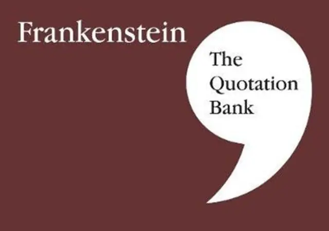 Cover: 9781999981648 | The Quotation Bank: Frankenstein GCSE Revision and Study Guide for...