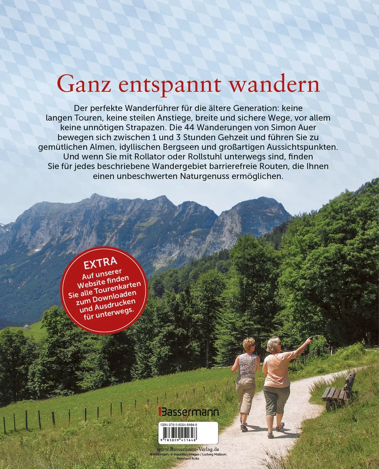 Bild: 9783809451648 | Wandertouren für Senioren. 44 Routen zwischen Berchtesgaden &amp;...