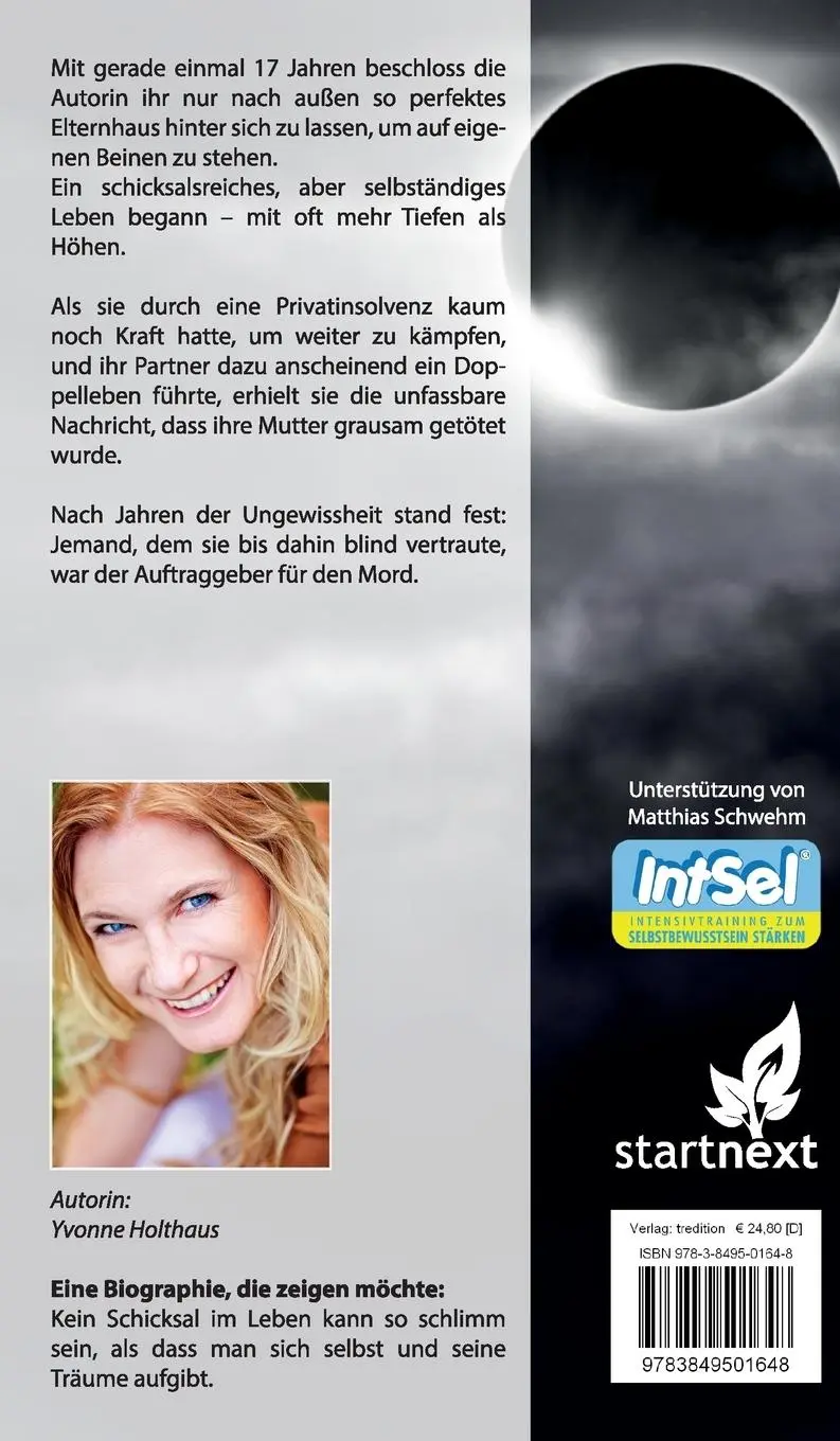 Rückseite: 9783849501648 | Mit dem Gesicht zur Sonne | Autobiographie von Yvonne Holthaus | Buch