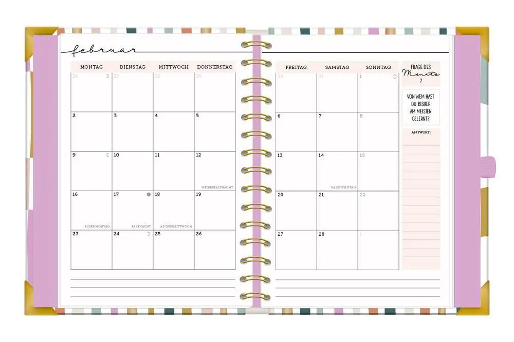 Bild: 9783986361648 | Terminplaner A5 Premium 2026 Bunt | Premium-Terminplaner | Original