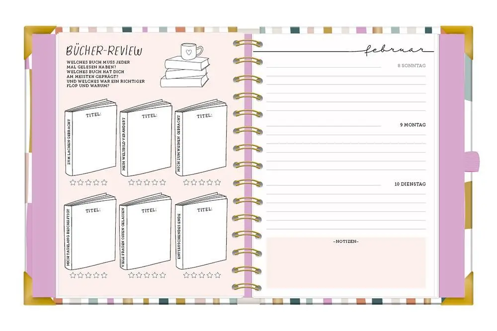 Bild: 9783986361648 | Terminplaner A5 Premium 2026 Bunt | Premium-Terminplaner | Original