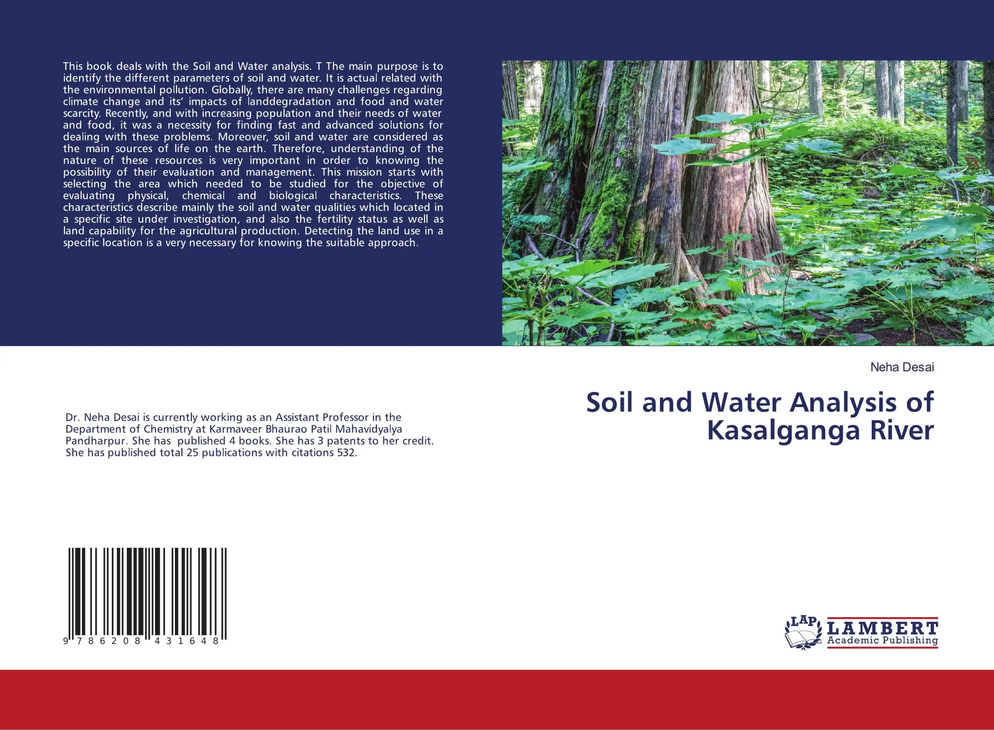 Cover: 9786208431648 | Soil and Water Analysis of Kasalganga River | Neha Desai | Taschenbuch