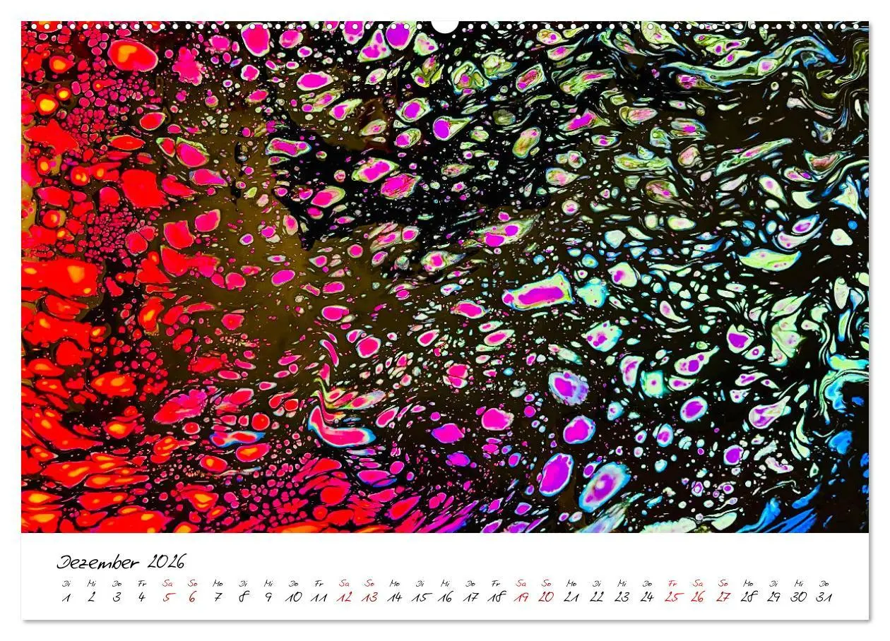 Bild: 9783457381748 | Abstrakte Regenbogen (hochwertiger Premium Wandkalender 2026 DIN A2...