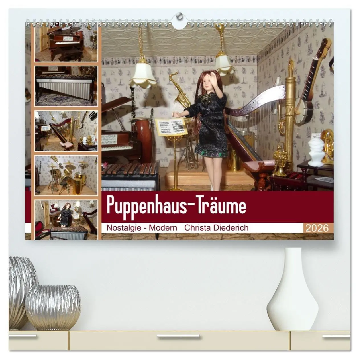 Cover: 9783457451748 | Puppenhaus-Träume (hochwertiger Premium Wandkalender 2026 DIN A2...