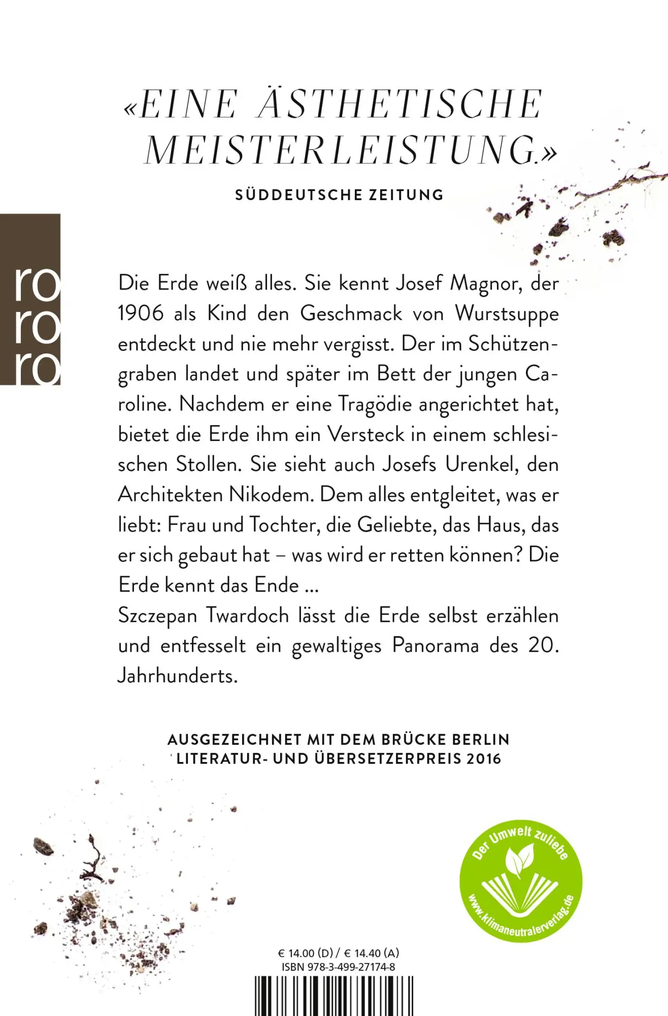 Rückseite: 9783499271748 | Drach | Szczepan Twardoch | Taschenbuch | 416 S. | Deutsch | 2017