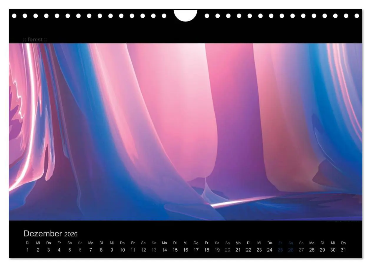 Bild: 9783516091748 | Abstrakte Kunst (Wandkalender 2026 DIN A4 quer), CALVENDO...