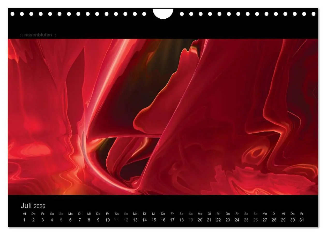 Bild: 9783516091748 | Abstrakte Kunst (Wandkalender 2026 DIN A4 quer), CALVENDO...