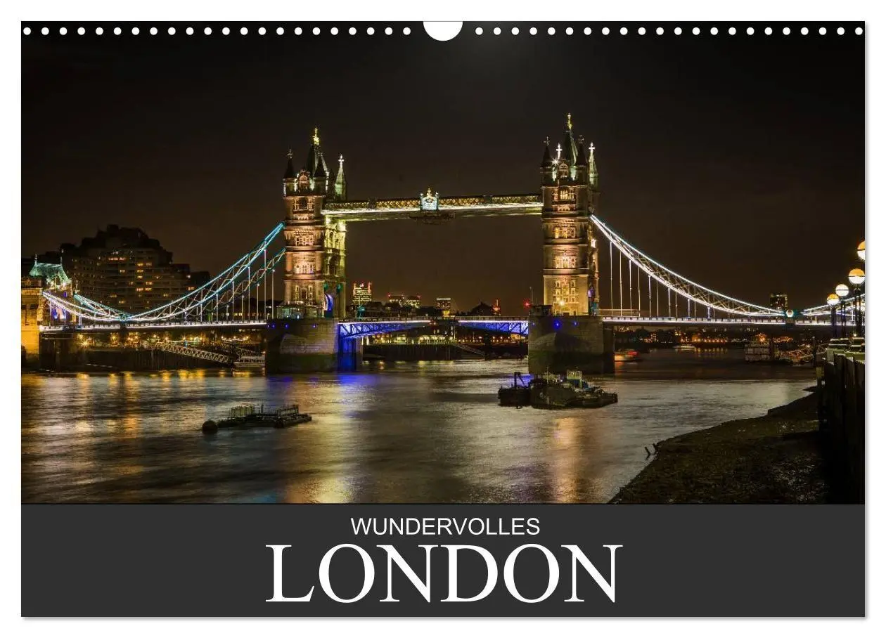 Cover: 9783594071748 | Wundervolles London (Wandkalender 2027 DIN A3 quer), CALVENDO...
