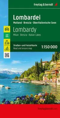 Cover: 9783707921748 | Lombardei, Straßen- und Freizeitkarte 1:150.000, freytag &amp; berndt