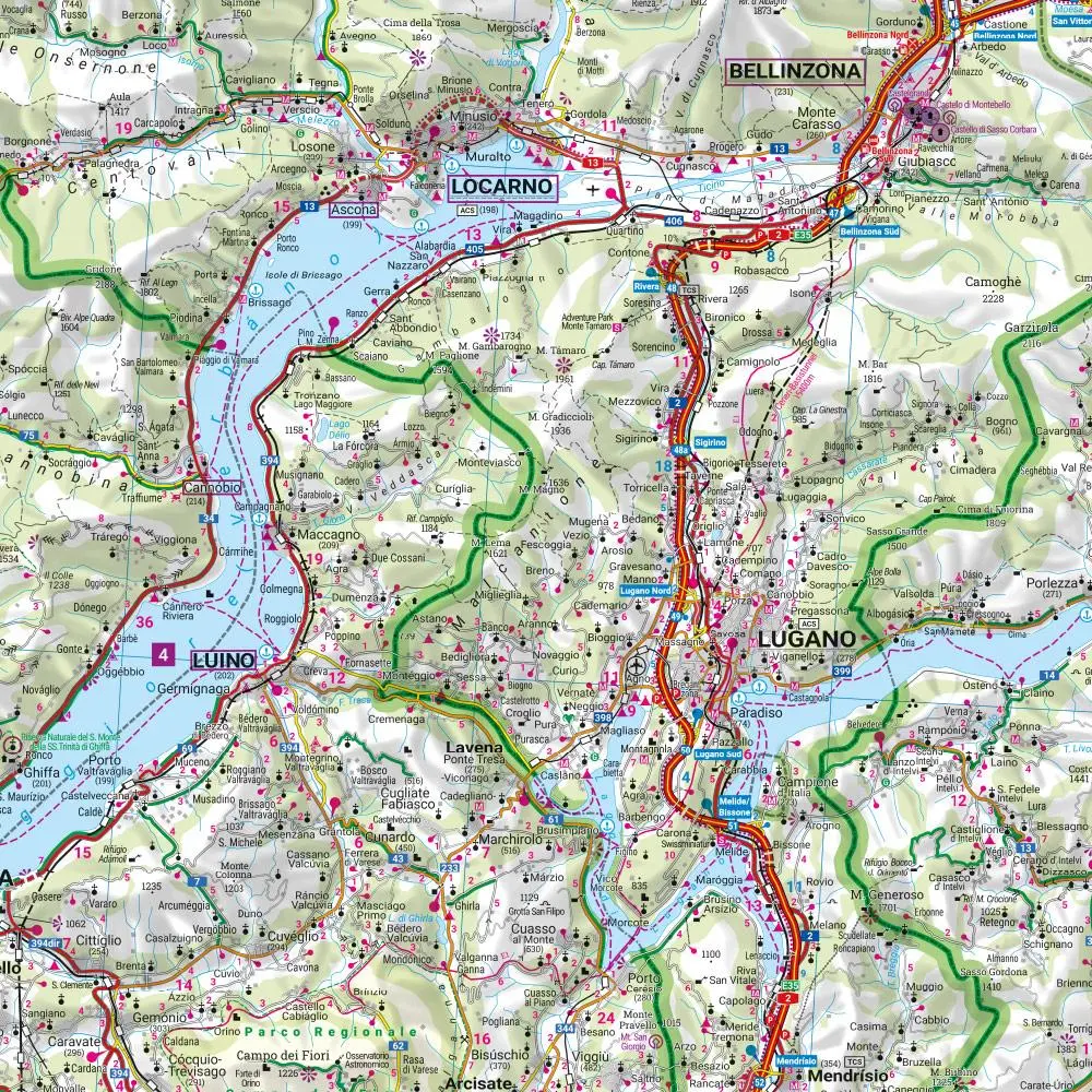 Bild: 9783707921748 | Lombardei, Straßen- und Freizeitkarte 1:150.000, freytag &amp; berndt