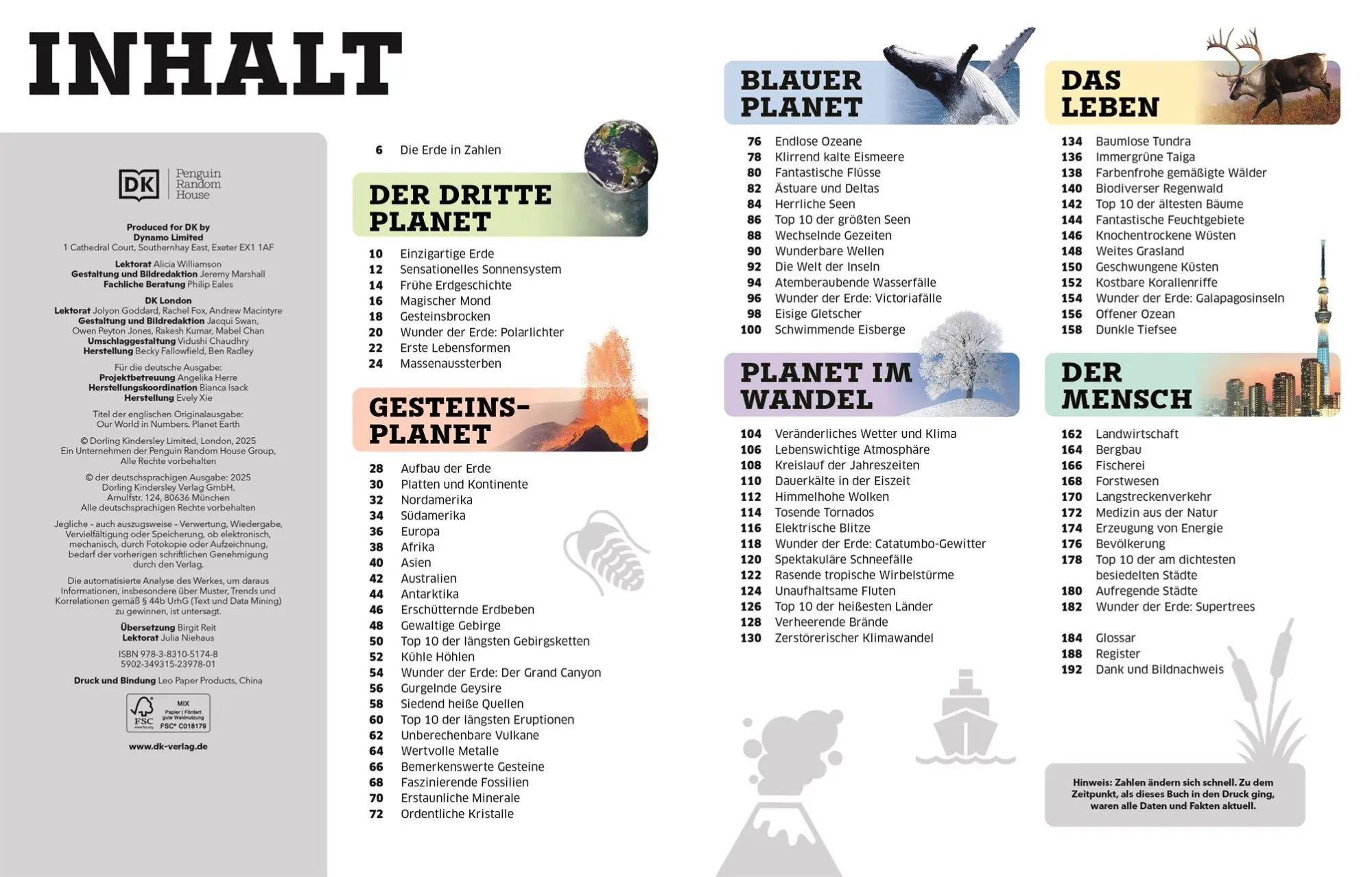 Bild: 9783831051748 | Unsere Welt in Zahlen. Erde | Richard Mead (u. a.) | Buch | 192 S.