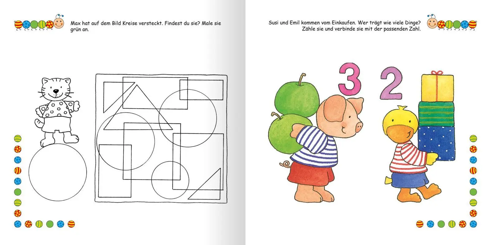 Bild: 9783845841748 | Lernraupe - Mein großes Übungsbuch für den Kindergarten | Taschenbuch