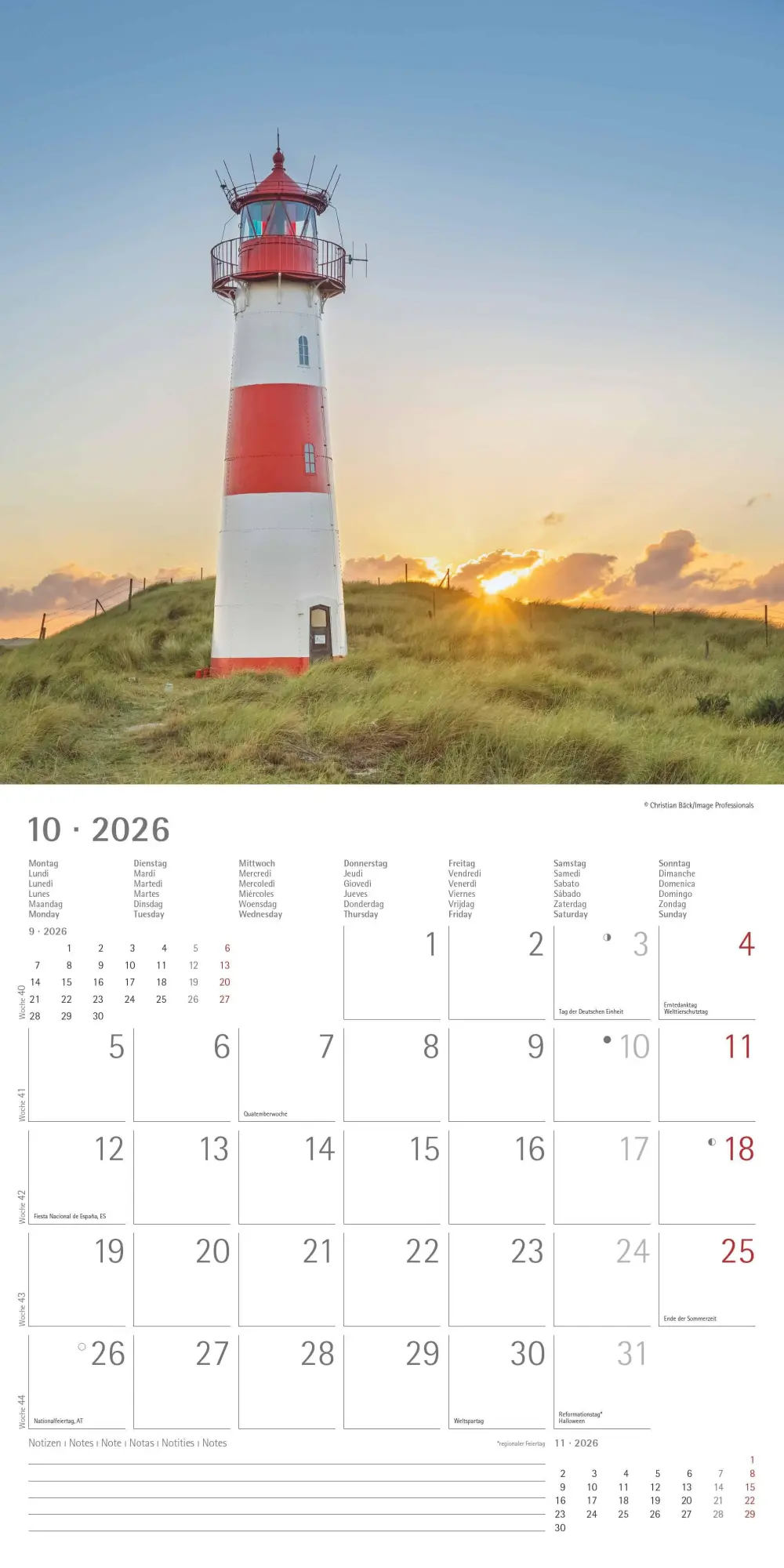 Bild: 4069095001848 | Seeblick 2026 - Broschürenkalender 30x30 cm (30x60 geöffnet) -...