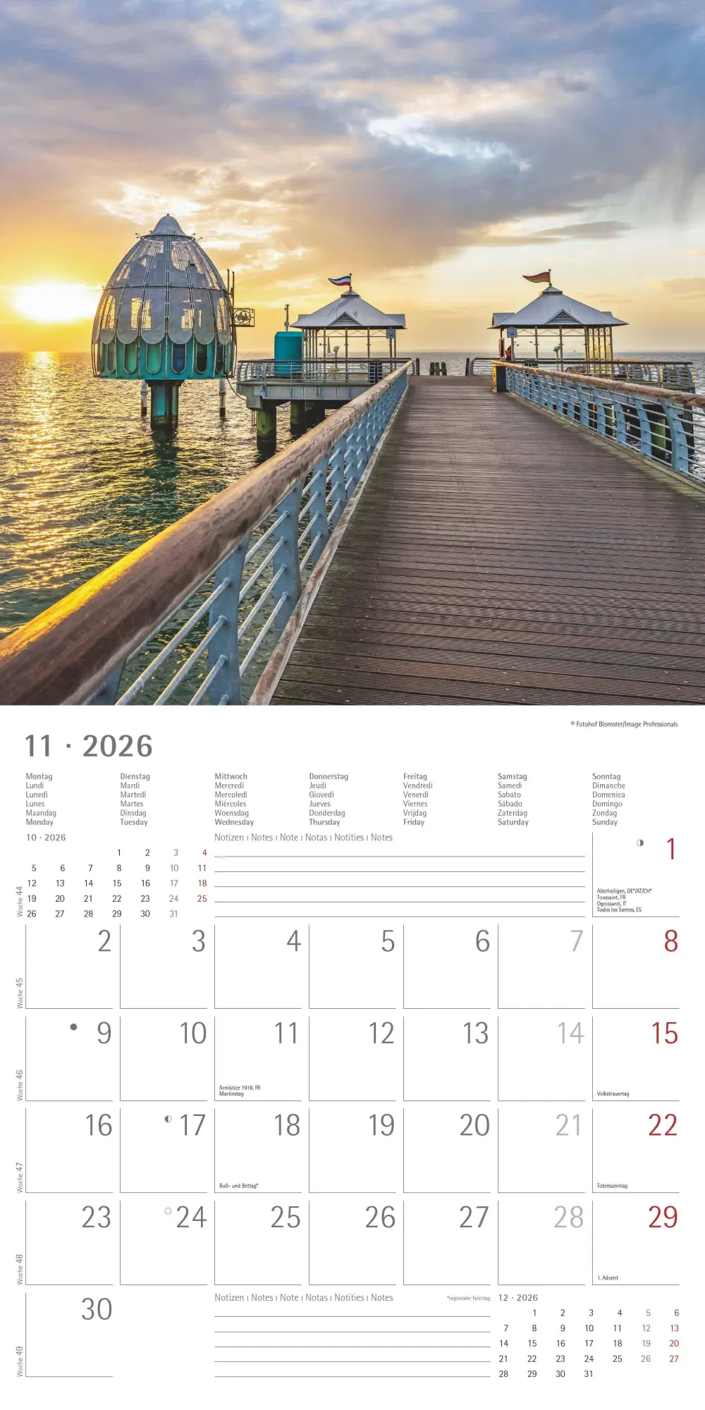 Bild: 4069095001848 | Seeblick 2026 - Broschürenkalender 30x30 cm (30x60 geöffnet) -...
