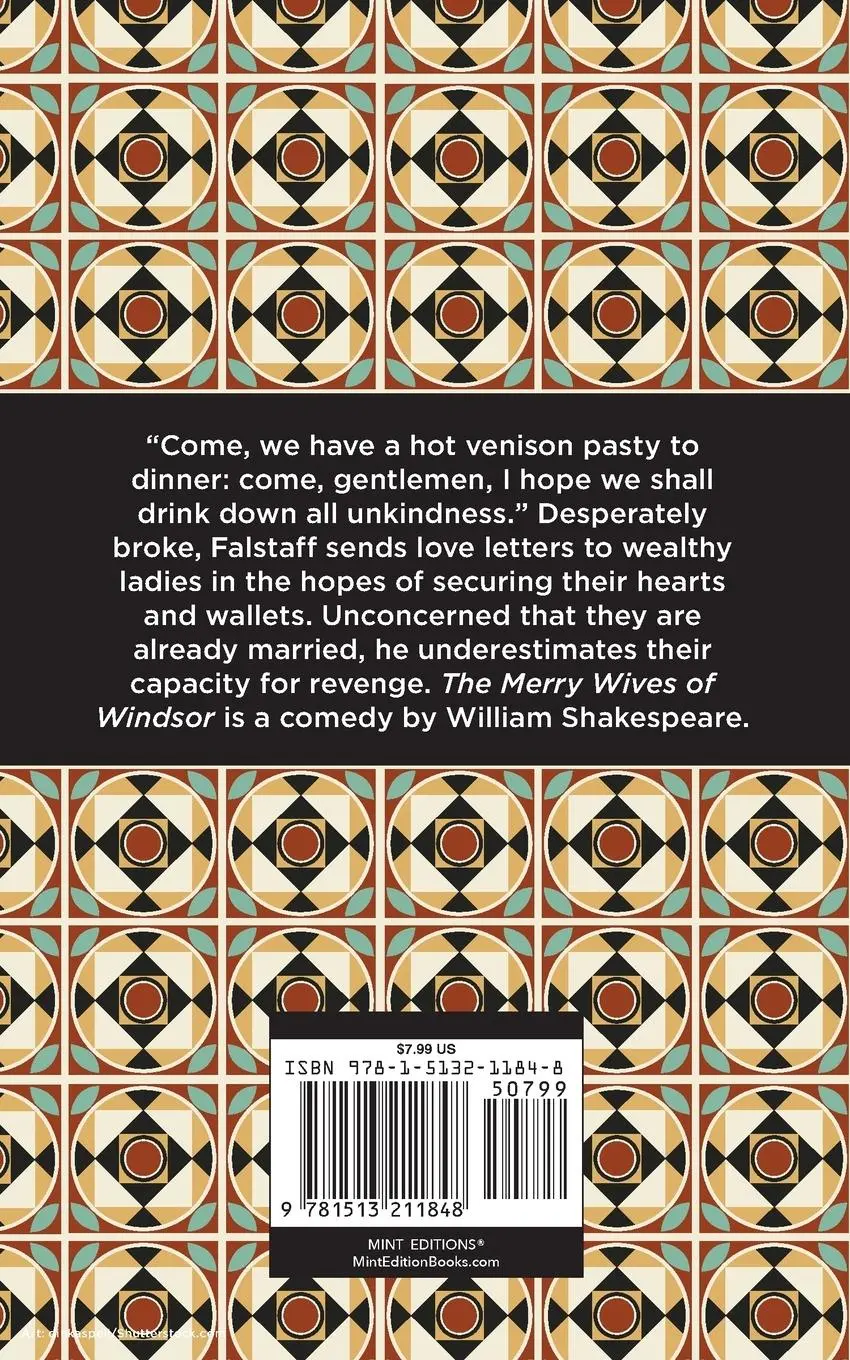 Rückseite: 9781513211848 | The Merry Wives of Windsor | William Shakespeare | Taschenbuch | 2022
