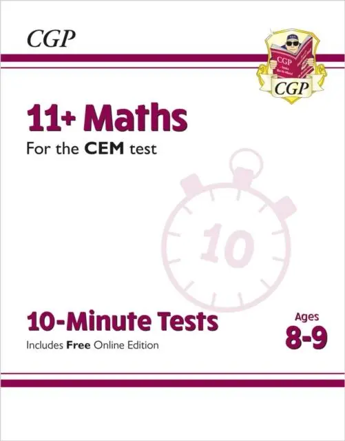 Cover: 9781789081848 | 11+ CEM 10-Minute Tests: Maths - Ages 8-9 (with Online Edition) | Buch