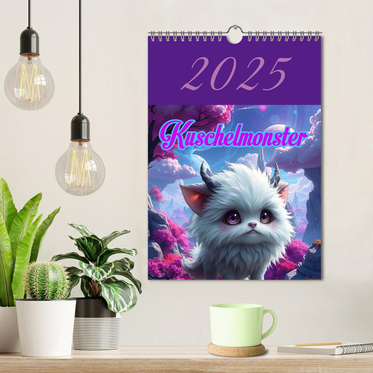 Bild: 9783457201848 | Kuschel Monster (Wandkalender 2025 DIN A4 hoch), CALVENDO...