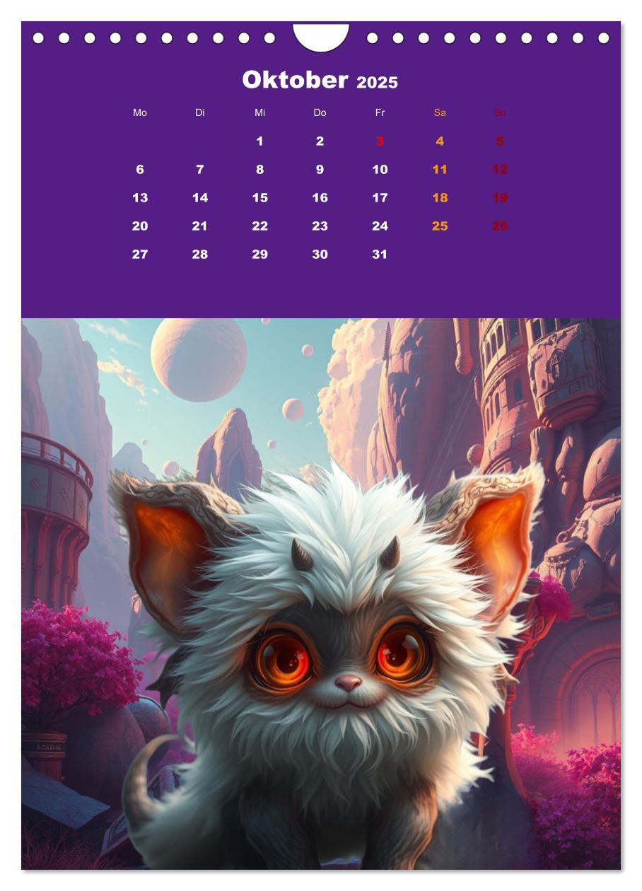 Bild: 9783457201848 | Kuschel Monster (Wandkalender 2025 DIN A4 hoch), CALVENDO...