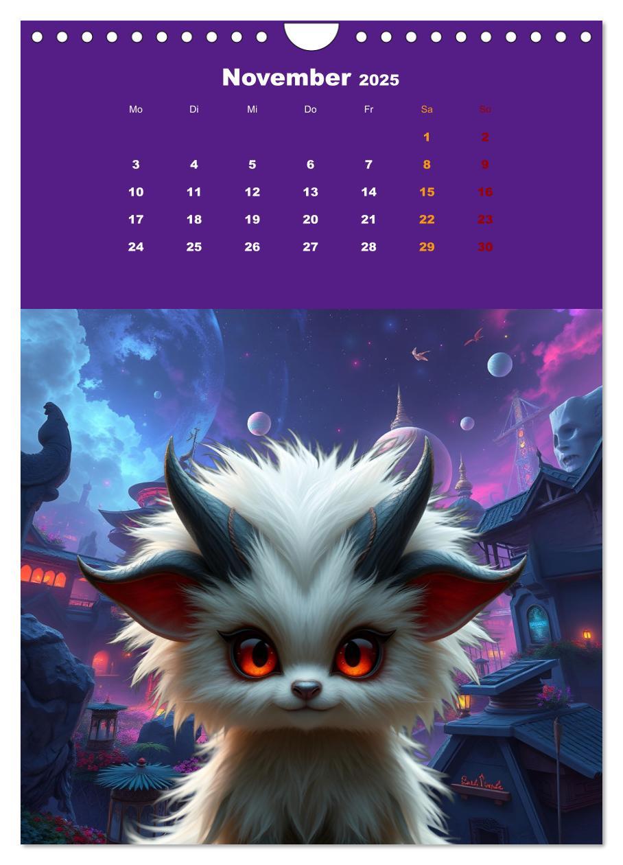 Bild: 9783457201848 | Kuschel Monster (Wandkalender 2025 DIN A4 hoch), CALVENDO...