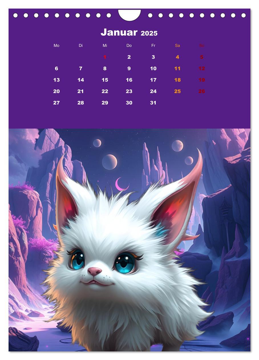 Bild: 9783457201848 | Kuschel Monster (Wandkalender 2025 DIN A4 hoch), CALVENDO...