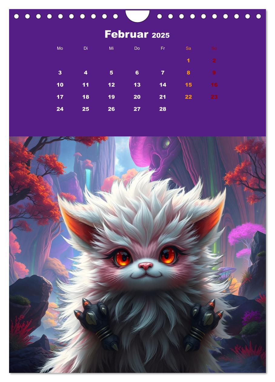 Bild: 9783457201848 | Kuschel Monster (Wandkalender 2025 DIN A4 hoch), CALVENDO...