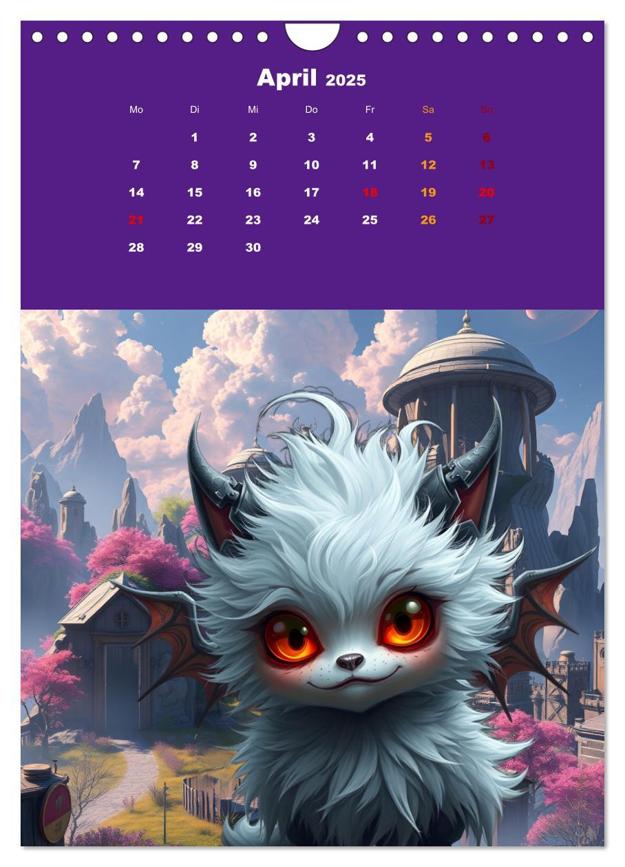 Bild: 9783457201848 | Kuschel Monster (Wandkalender 2025 DIN A4 hoch), CALVENDO...