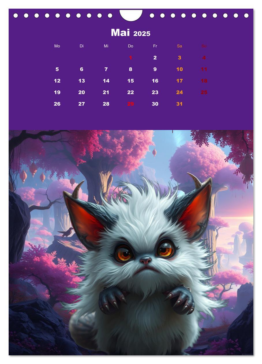 Bild: 9783457201848 | Kuschel Monster (Wandkalender 2025 DIN A4 hoch), CALVENDO...