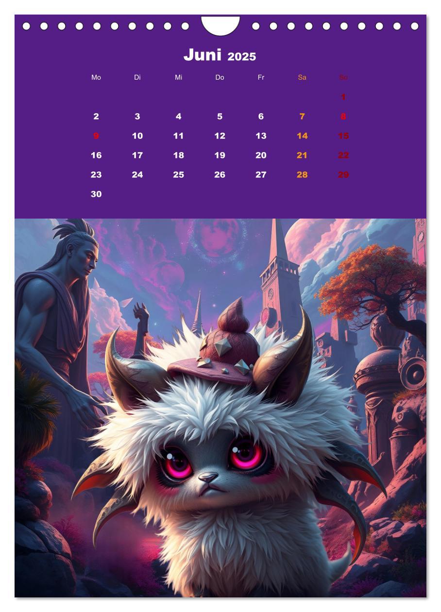 Bild: 9783457201848 | Kuschel Monster (Wandkalender 2025 DIN A4 hoch), CALVENDO...