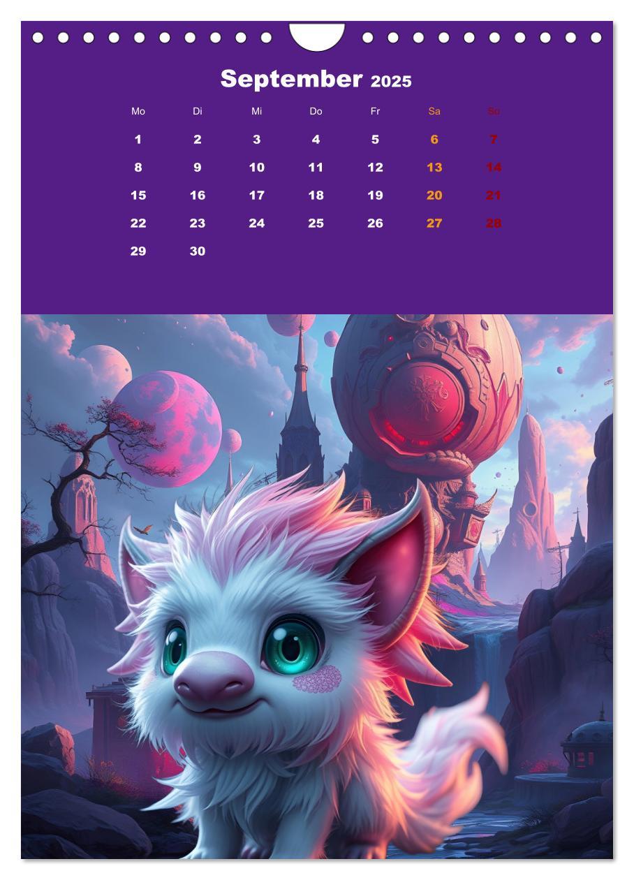 Bild: 9783457201848 | Kuschel Monster (Wandkalender 2025 DIN A4 hoch), CALVENDO...