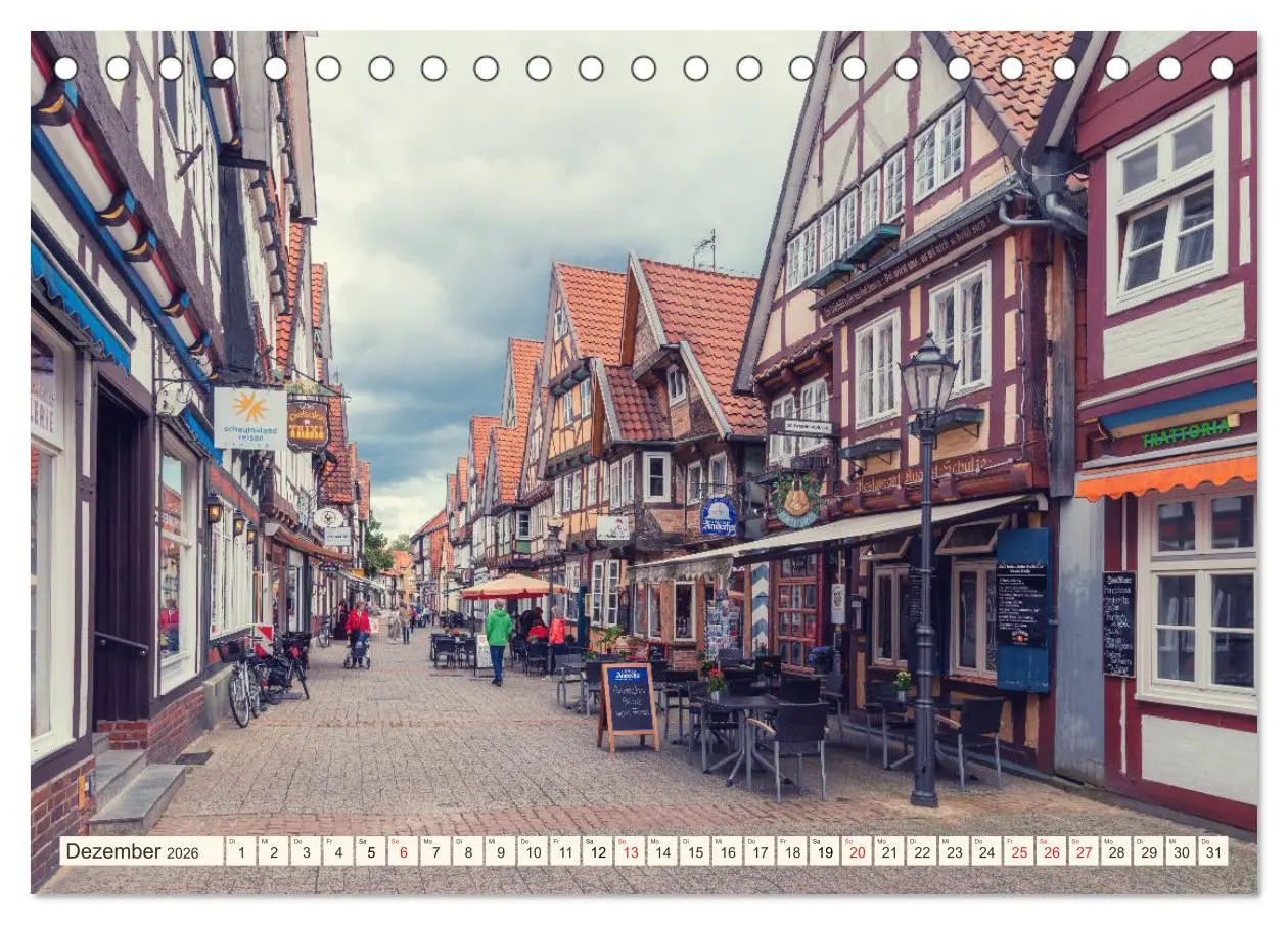 Bild: 9783457681848 | Altstadt Celle (Tischkalender 2026 DIN A5 quer), CALVENDO...