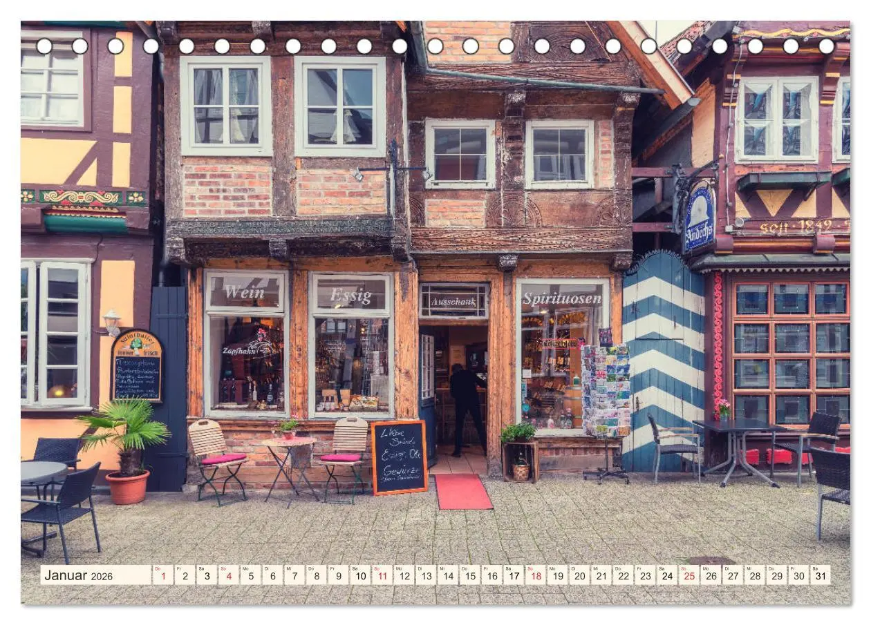 Bild: 9783457681848 | Altstadt Celle (Tischkalender 2026 DIN A5 quer), CALVENDO...