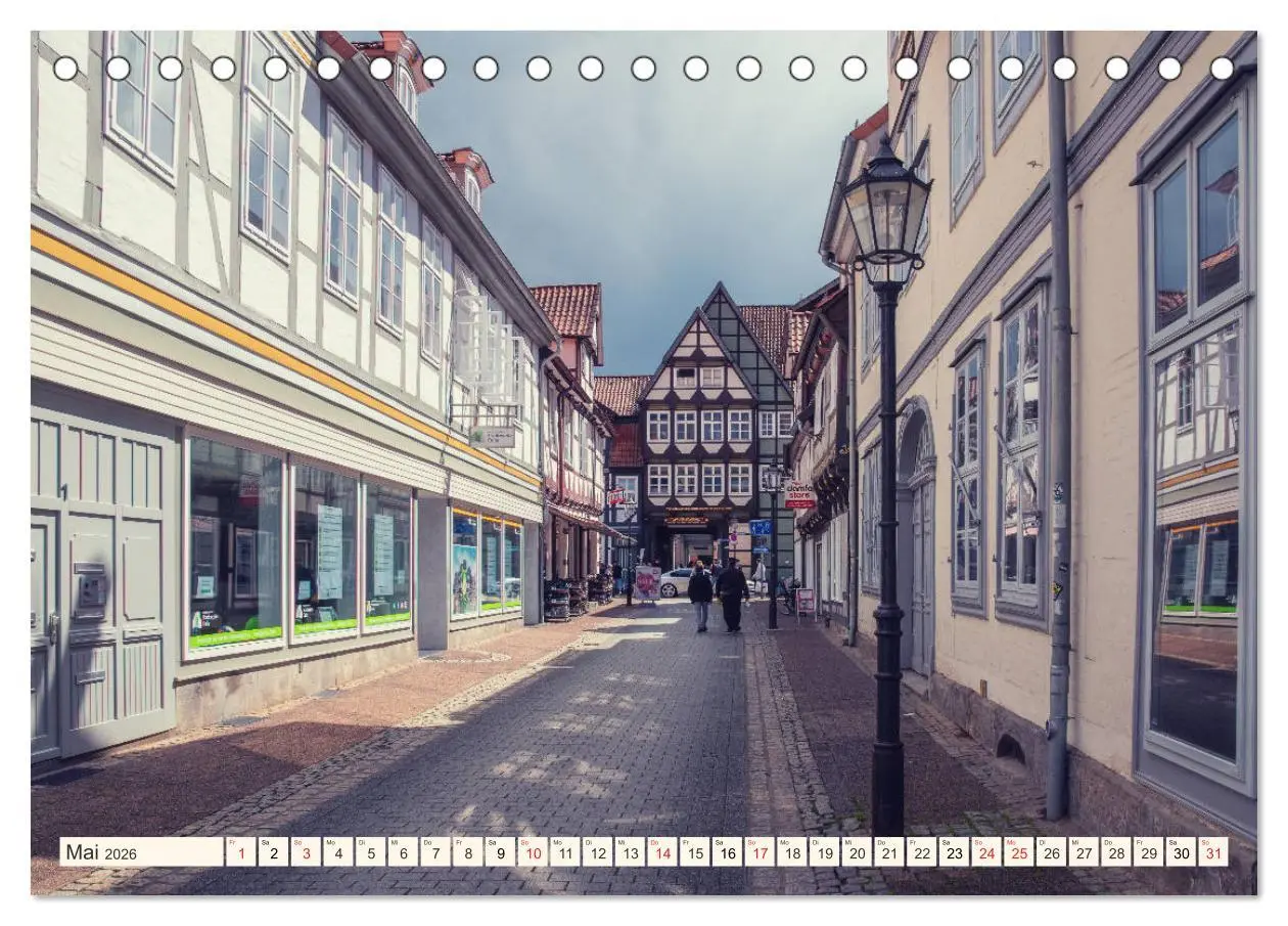 Bild: 9783457681848 | Altstadt Celle (Tischkalender 2026 DIN A5 quer), CALVENDO...