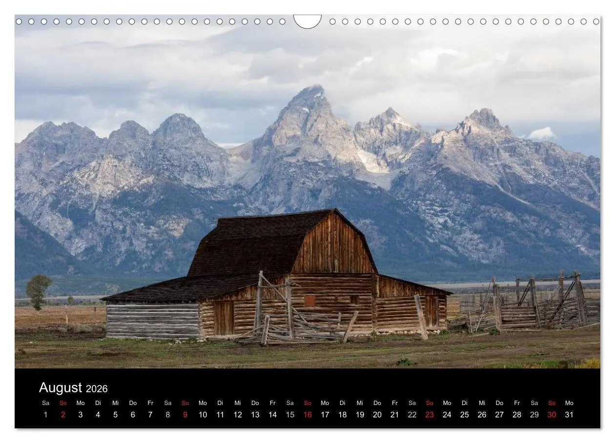 Bild: 9783516221848 | Wyoming &amp; South Dakota (Wandkalender 2026 DIN A3 quer), CALVENDO...