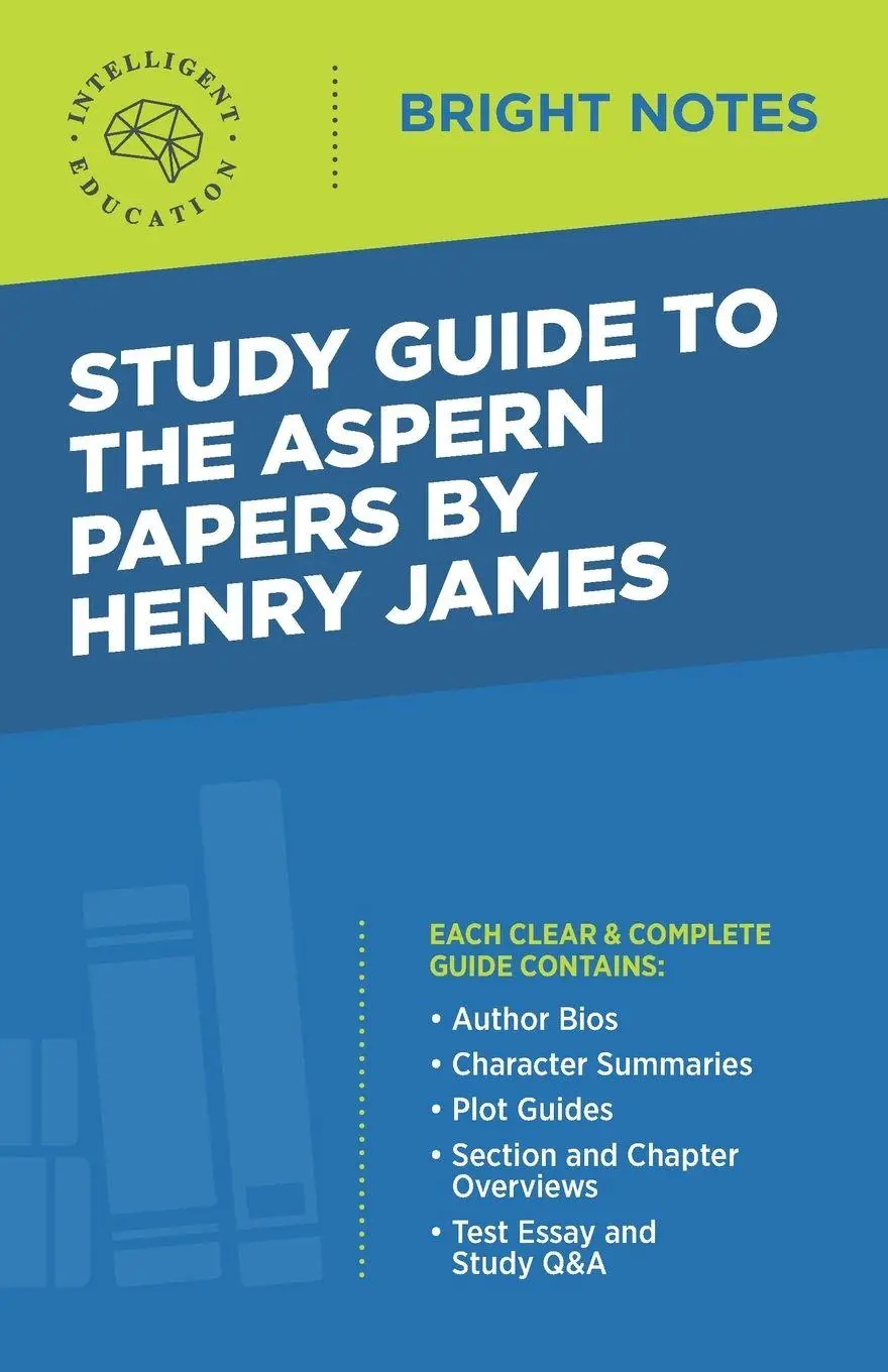 Cover: 9781645421948 | Study Guide to The Aspern Papers by Henry James | Education | Buch