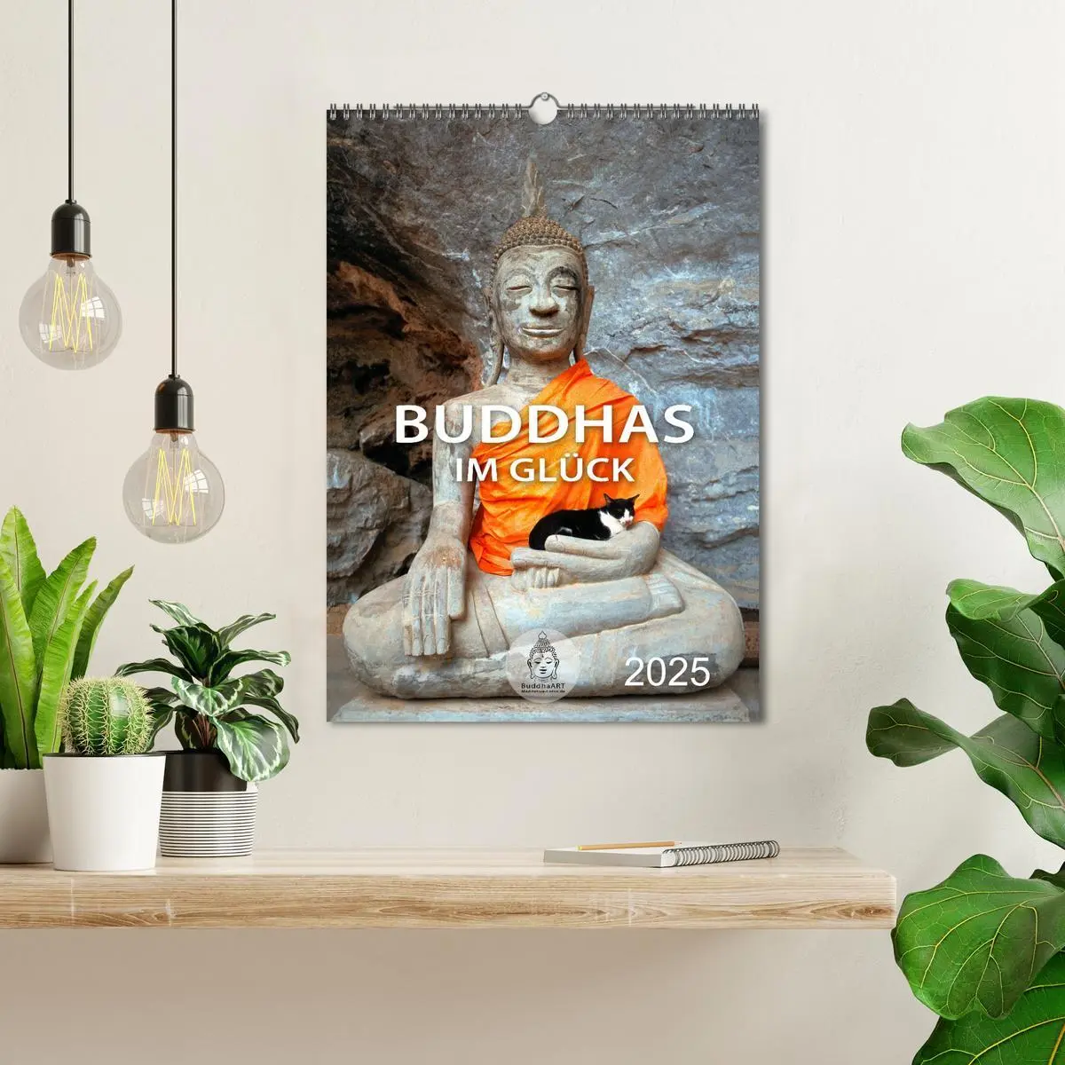 Bild: 9783435891948 | Buddhas im Glück (Wandkalender 2025 DIN A3 hoch), CALVENDO...