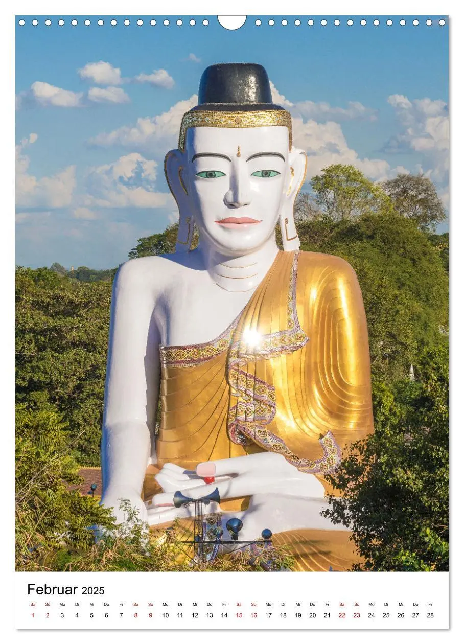 Bild: 9783435891948 | Buddhas im Glück (Wandkalender 2025 DIN A3 hoch), CALVENDO...