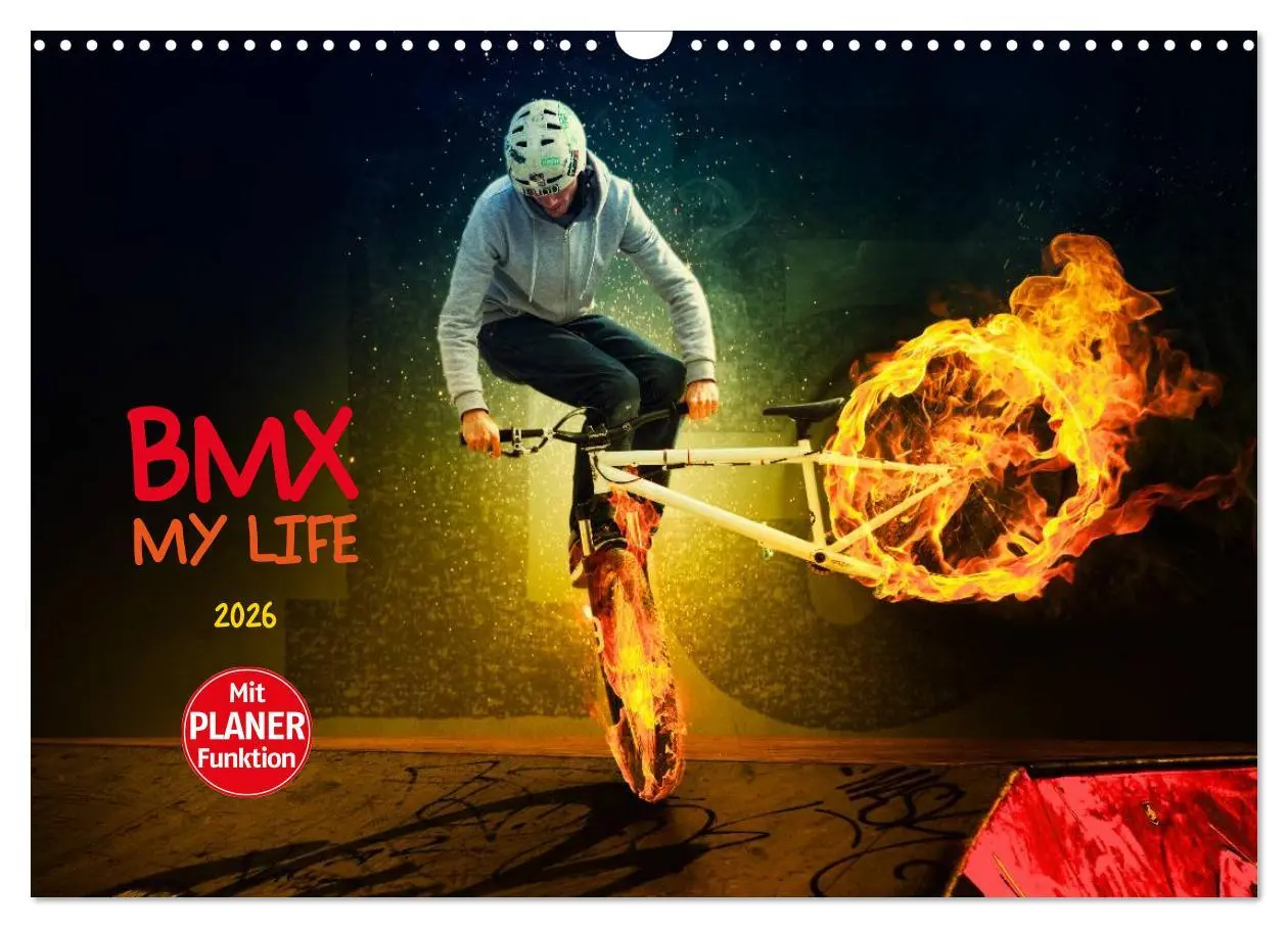 Cover: 9783457981948 | BMX My Life (Wandkalender 2026 DIN A3 quer), CALVENDO Monatskalender