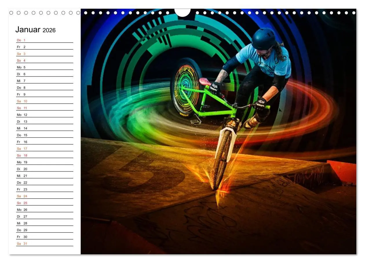 Bild: 9783457981948 | BMX My Life (Wandkalender 2026 DIN A3 quer), CALVENDO Monatskalender