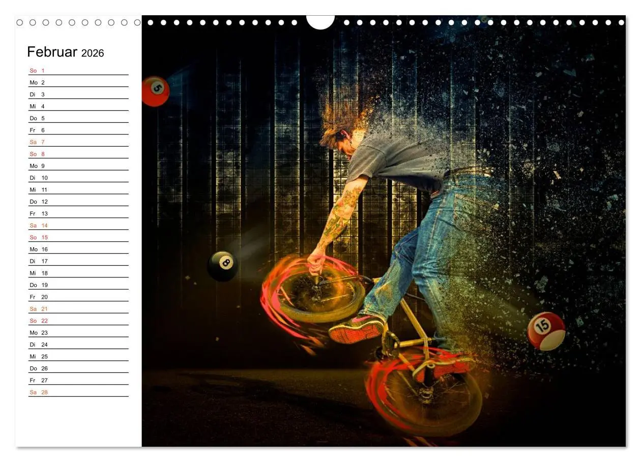 Bild: 9783457981948 | BMX My Life (Wandkalender 2026 DIN A3 quer), CALVENDO Monatskalender