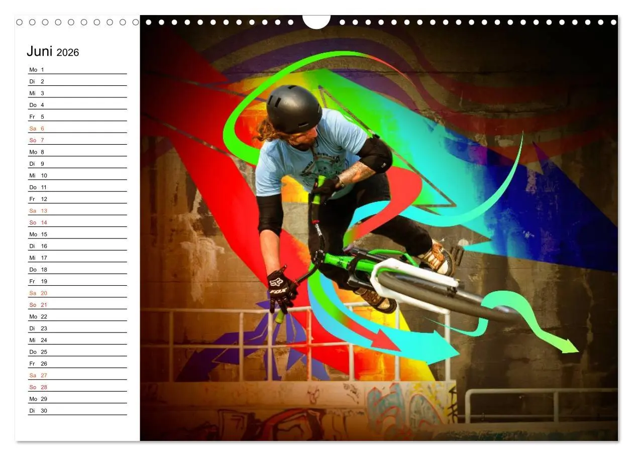 Bild: 9783457981948 | BMX My Life (Wandkalender 2026 DIN A3 quer), CALVENDO Monatskalender
