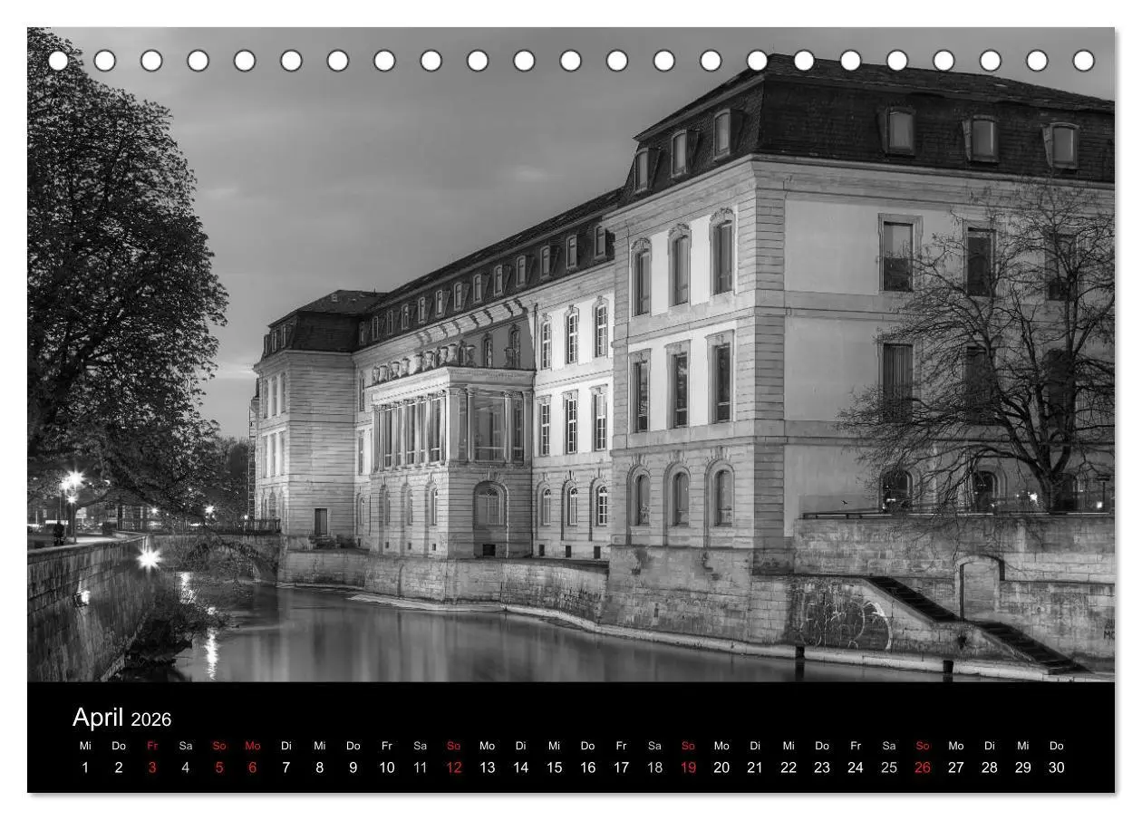 Bild: 9783516141948 | Hannover Monochrome Impressionen (Tischkalender 2026 DIN A5 quer),...