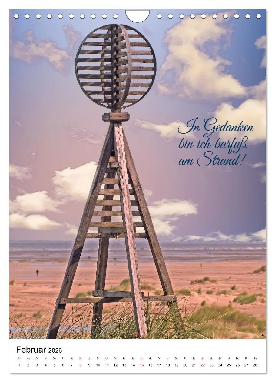 Bild: 9783516381948 | Facettenreiches Borkum (Wandkalender 2026 DIN A4 hoch), CALVENDO...