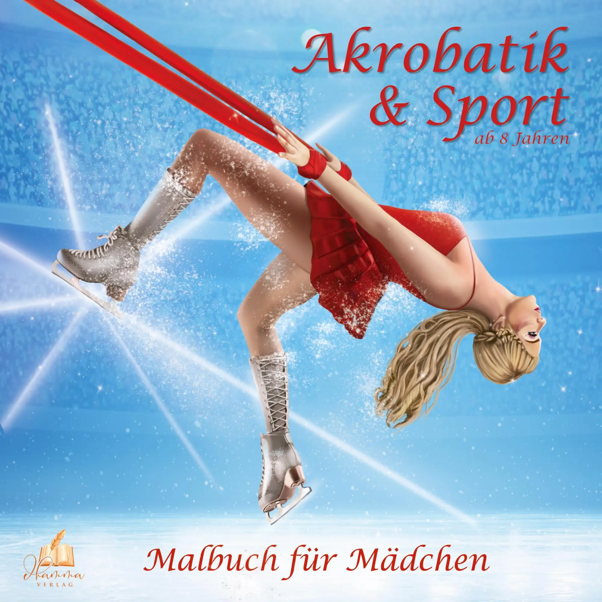 Cover: 9783986571948 | Akrobatik &amp; Sport - Malbuch für Mädchen ab 8 Jahren mit 50...