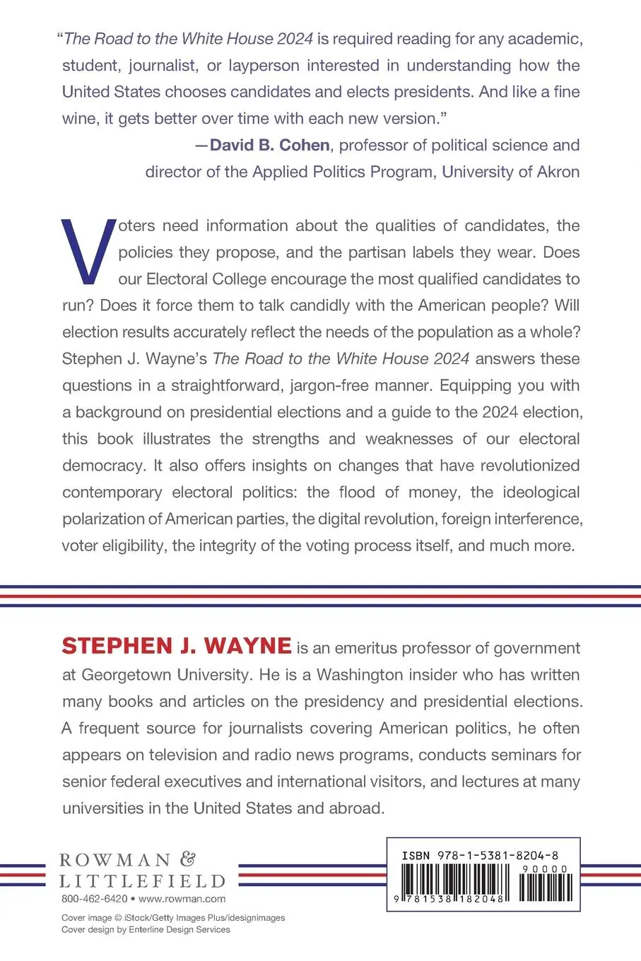 Rückseite: 9781538182048 | Road to the White House 2024 | The Politics of Presidential Elections