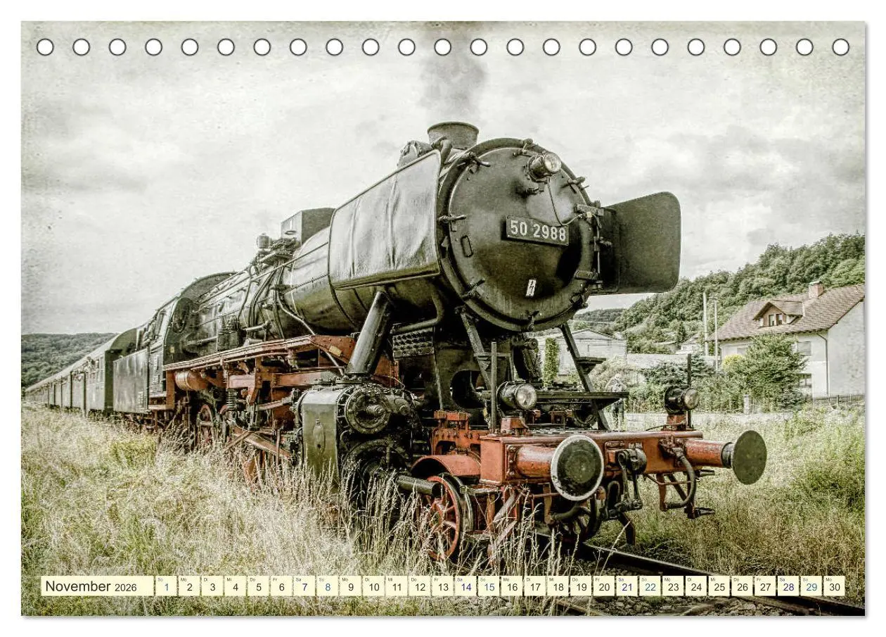 Bild: 9783457702048 | Dampfloks - eindrucksvolle Lokomotiven (Tischkalender 2026 DIN A5...