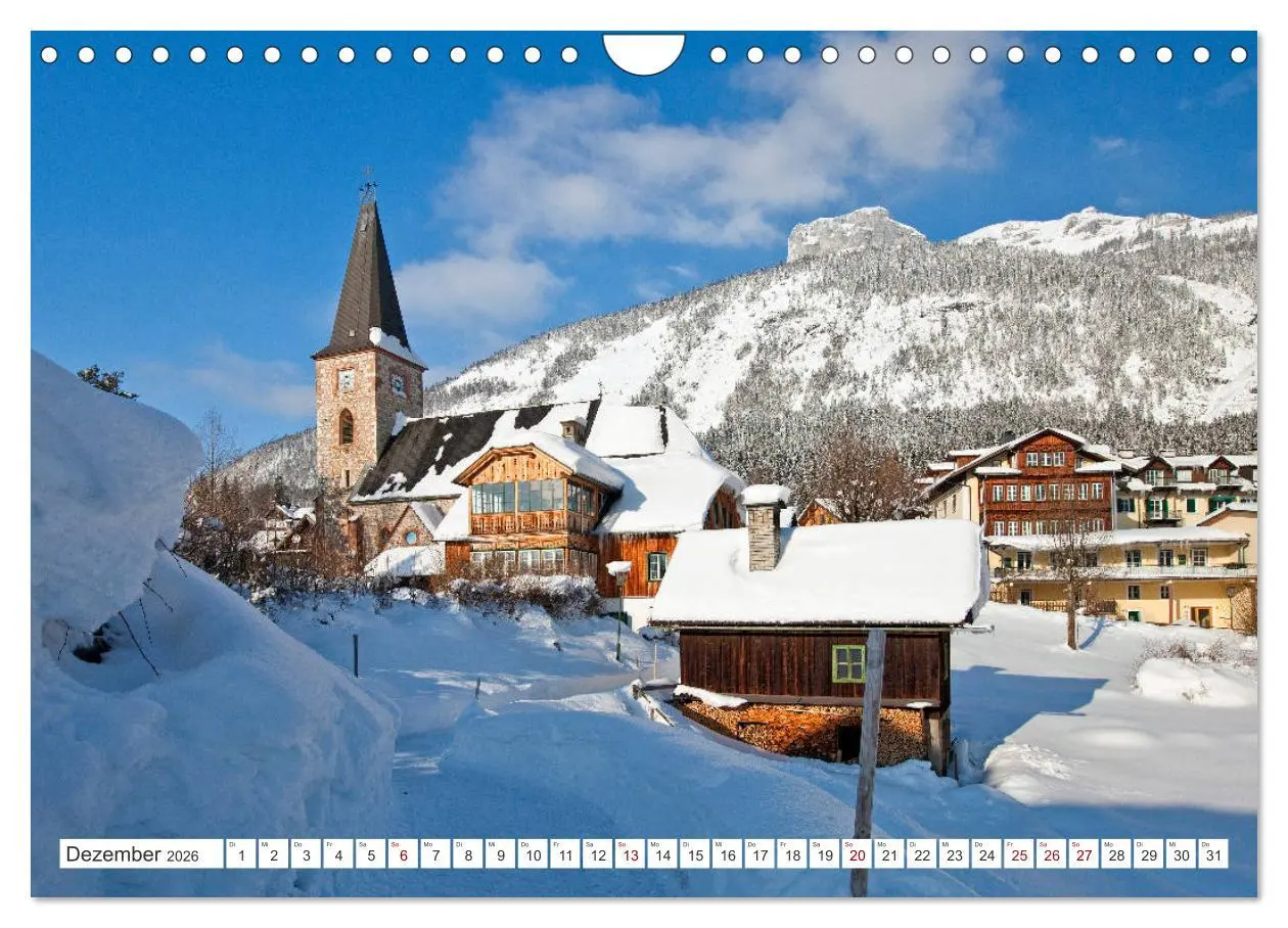 Bild: 9783457872048 | Das schöne Ausseerland (Wandkalender 2026 DIN A4 quer), CALVENDO...