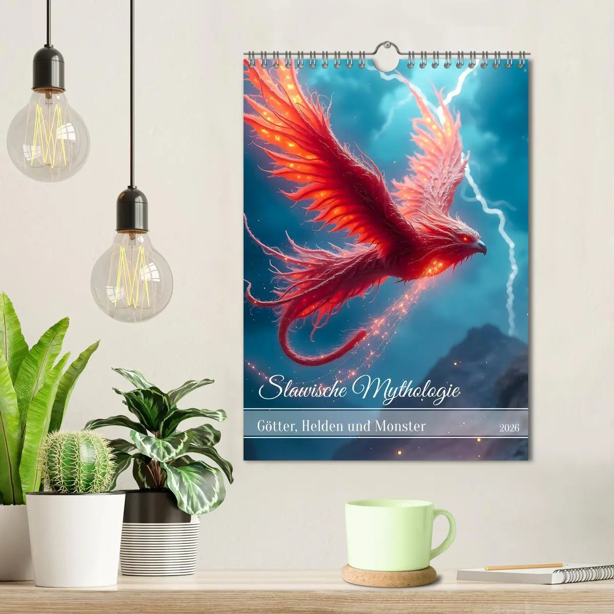 Bild: 9783457942048 | Slawische Mythologie - Götter, Helden und Monster (Wandkalender...