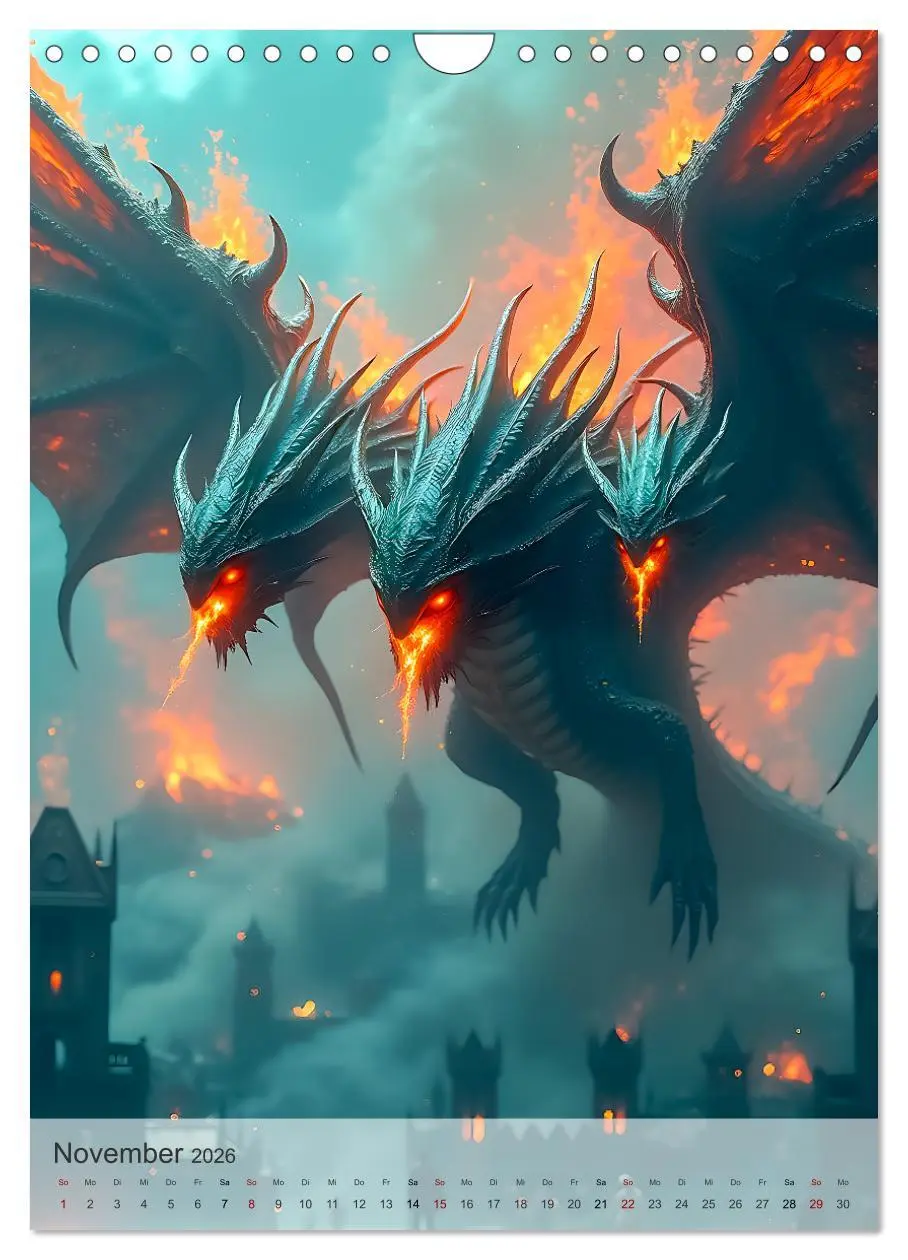 Bild: 9783457942048 | Slawische Mythologie - Götter, Helden und Monster (Wandkalender...